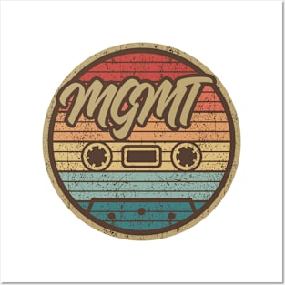 MGMT Retro Cassette Circle Posters and Art